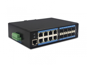 管理型千兆 8光8電工業(yè)級(jí)POE交換機(jī)